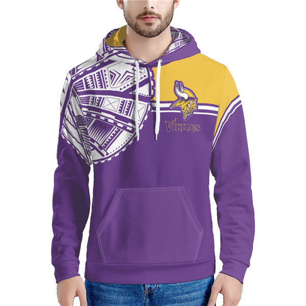Men's Minnesota Vikings Purple Hoodie Men's Minnesota Vikings Purple Hoodie